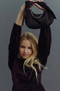 Sac à main à boucle en satin