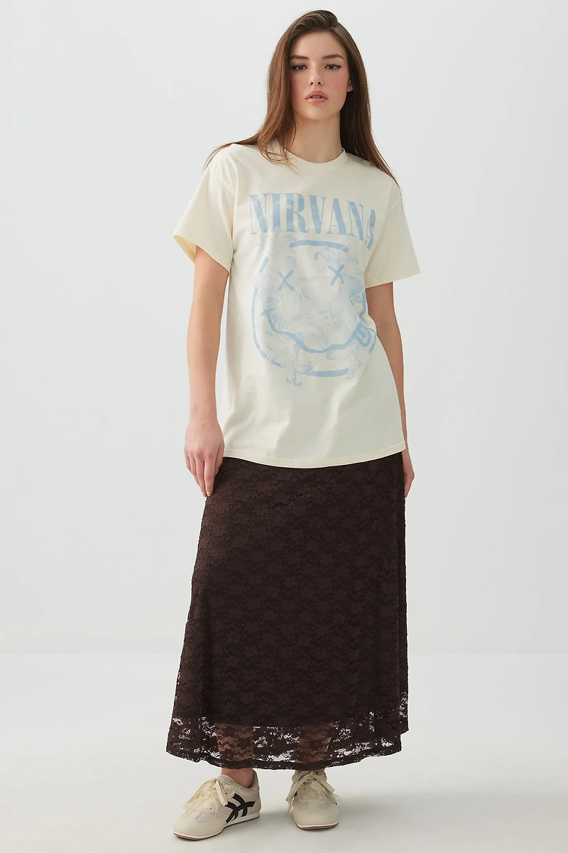 T-shirt ample Nirvana