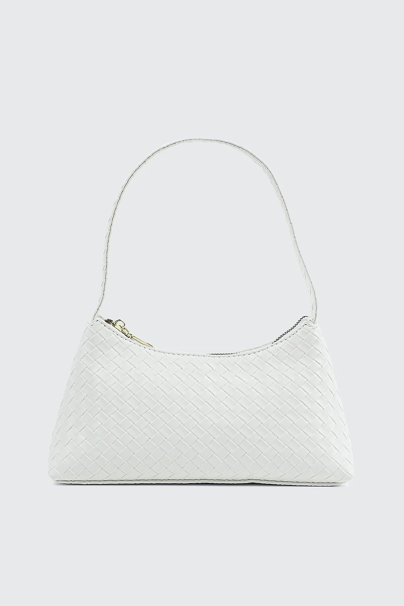 Sac à main structuré tress