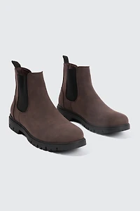 Bottes Chelsea en faux suède