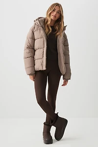 Ardene The Everyday Puff in Chai Latte | Size | Polyester