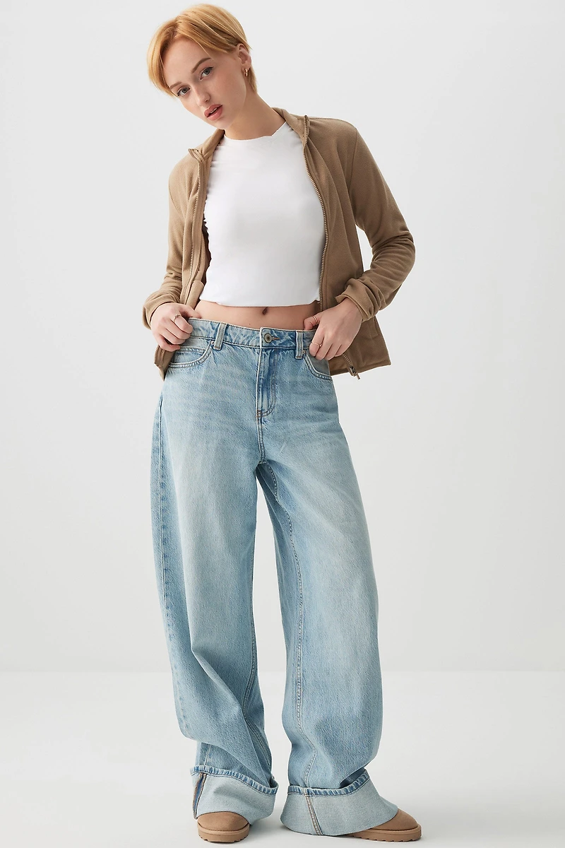 Veste polaire à glissière