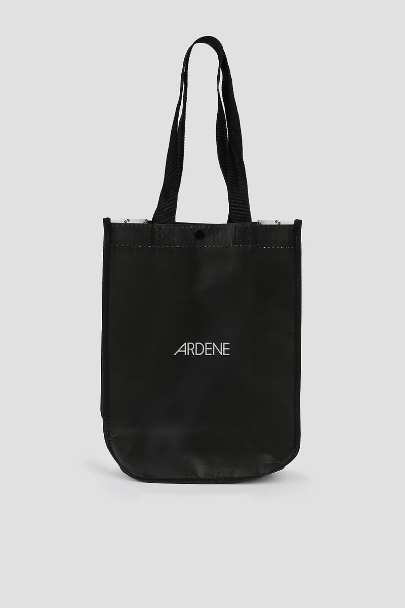 Small Ardene Bag with Snap Closure in Black