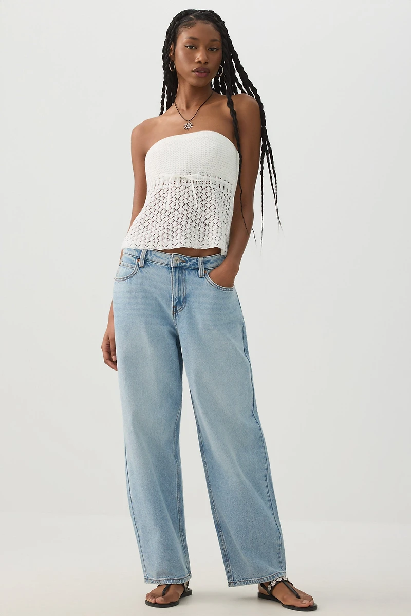 Haut tube crochet avec soutien-gorge intégr