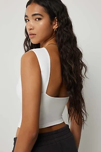 Camisole courte à dos ouvert Butter