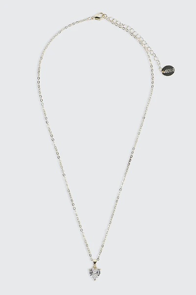 Ardene 14K Gold Plated Heart Necklace