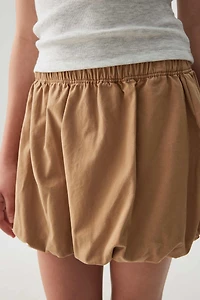 Minijupe bulle en sergé