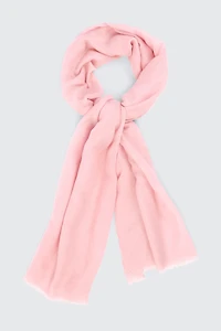 Ardene Solid Lightweight Scarf in Light Pink | Polyester