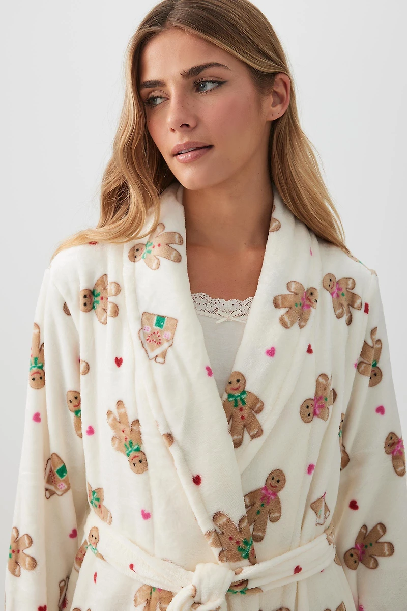 Peignoir court en tissu SUNDAYSOFT