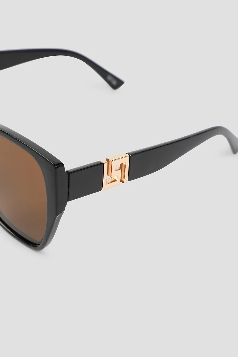 Lunettes soleil carrées surdimensionnées