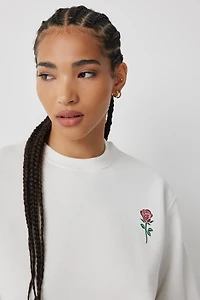 Molleton graphique à col rond