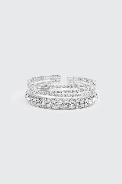 Bracelet multirang à pierres du Rhin