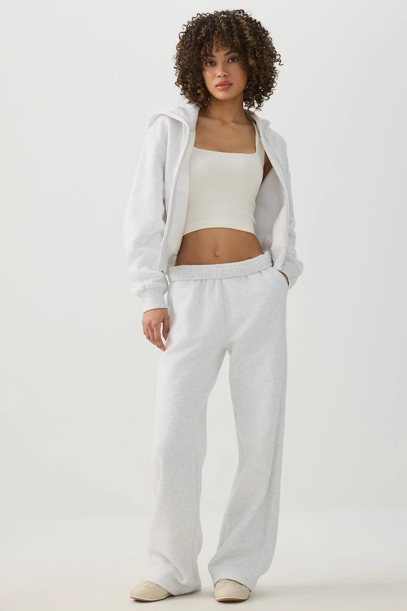 Veste courte à capuchon en Molleton MADESOFT