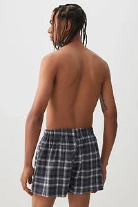 Boxeur en popeline à carreaux