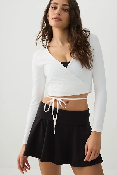 Ardene camactive Tennis Skirt with Built-in Shorts in Black | Size | Nylon/Elastane