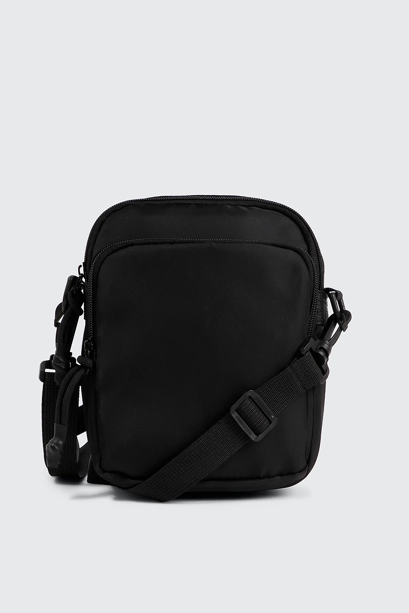 Ardene Man Nylon Crossbody Bag For Men in Black | Polyester