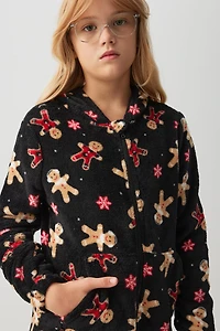 Ardene Kids SUNDAYSOFT Zipper Hooded Onesie in | Size | Polyester | Eco-Conscious