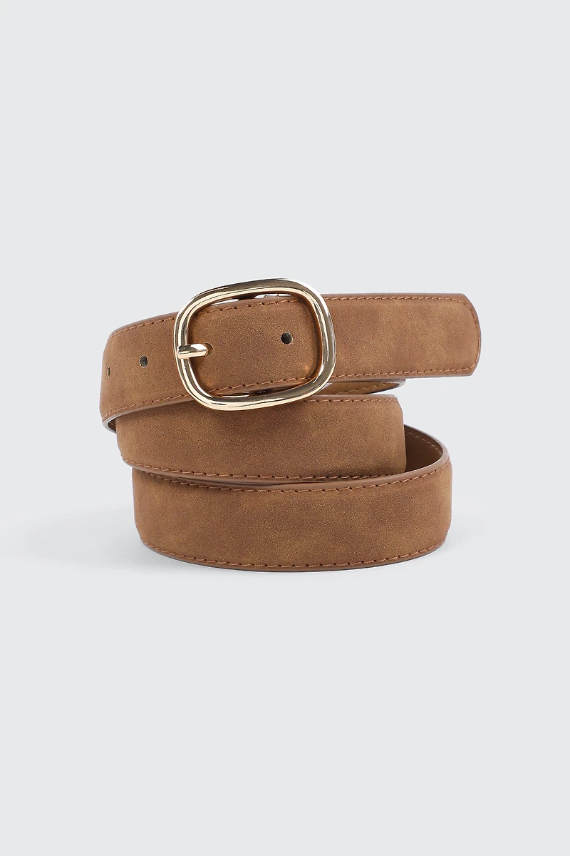 Ceinture à boucle ovale