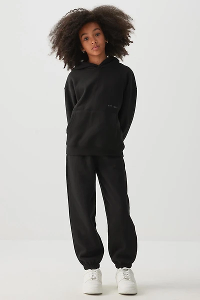Ardene Kids Solid Sweatpants in | Size | Polyester/Cotton | Fleece-Lined
