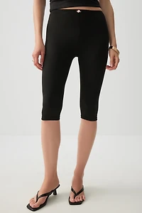 Legging capri à détail de rosette