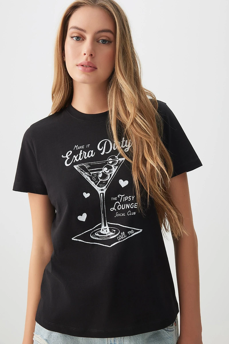 T-shirt graphique coupe classique