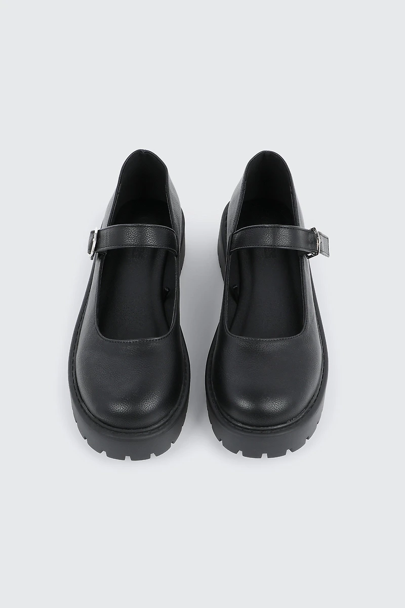 Chaussures Mary Jane à semelle crantée