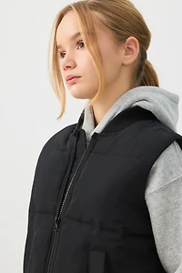 Veste bouffante sans manches