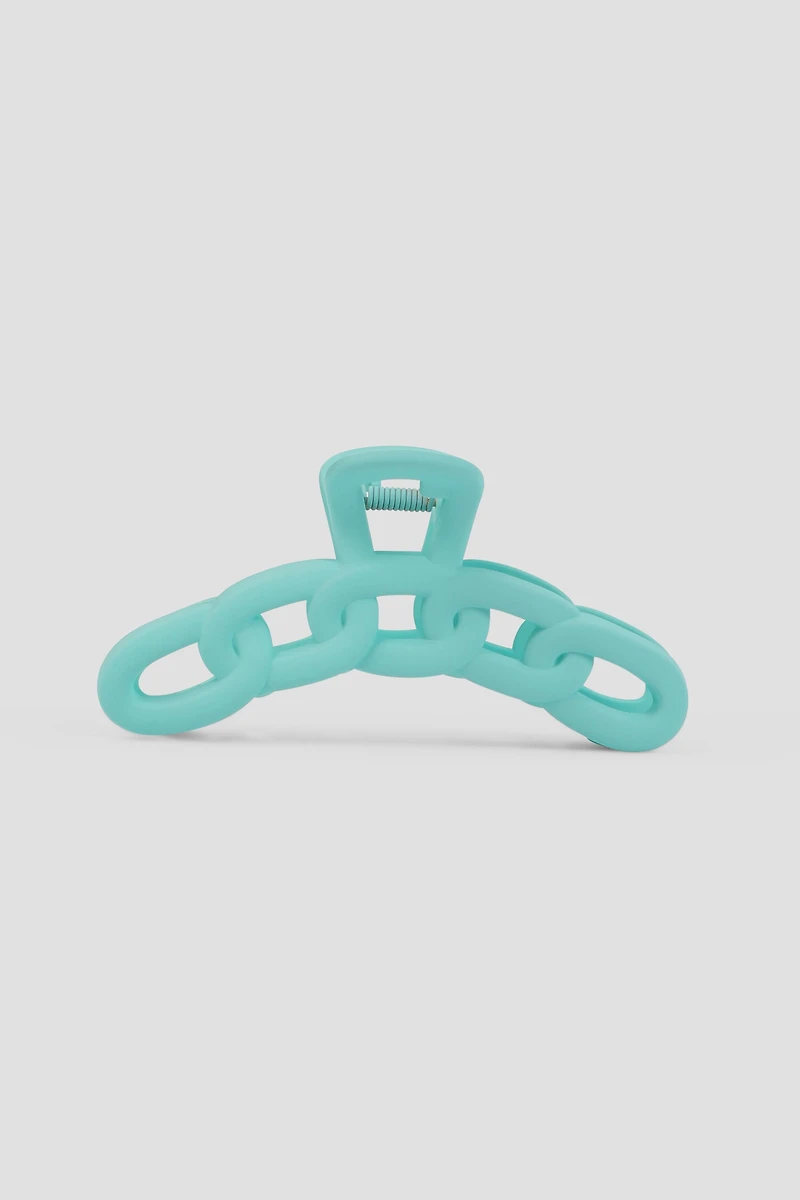 Ardene Chain Like Hair Claw in Light Blue