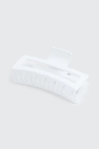 Grande pince à cheveux rectangulaire