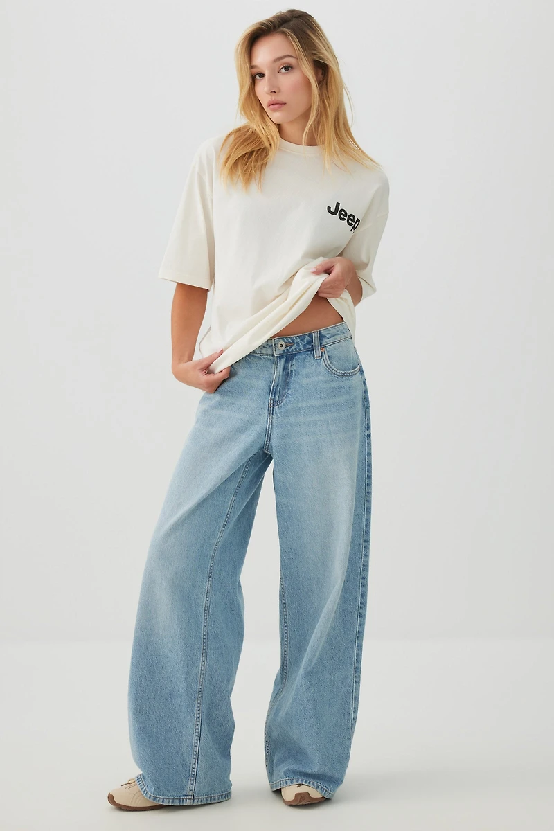 T-shirt carré graphique Jeep