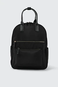Ardene Nylon Backpack in Black | 100% Recycled Polyester | Eco-Conscious
