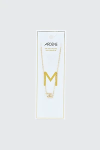 Ardene 14K Gold Plated Initial Necklace