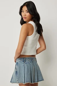 Camisole pointelle imprimée