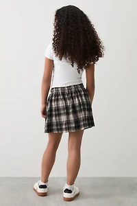 Jupe courte à carreaux