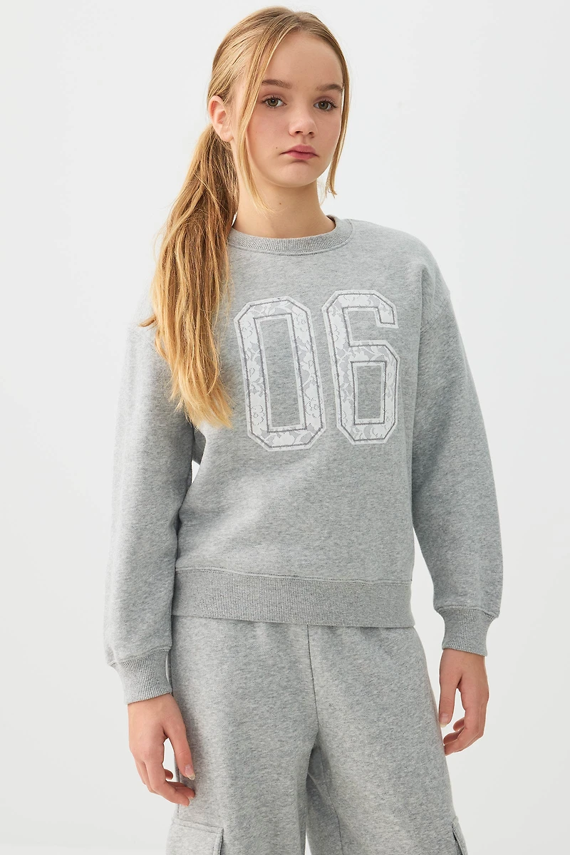 Chandail à col rond en Molleton MADESOFT