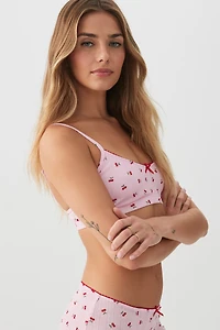 Soutien-gorge léger en pointelle tout-aller