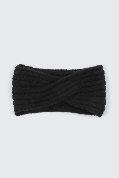 Ardene Twist Headband in Black | 100% Acrylic