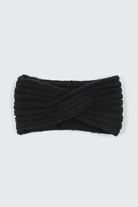 Ardene Twist Headband in Black | 100% Acrylic