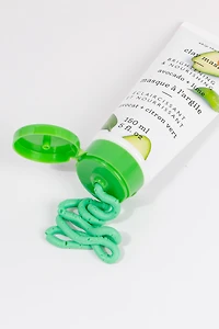 Masque à l'argile avocat et citron vert
