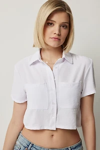 Chemise à manches courtes légère et décontractée