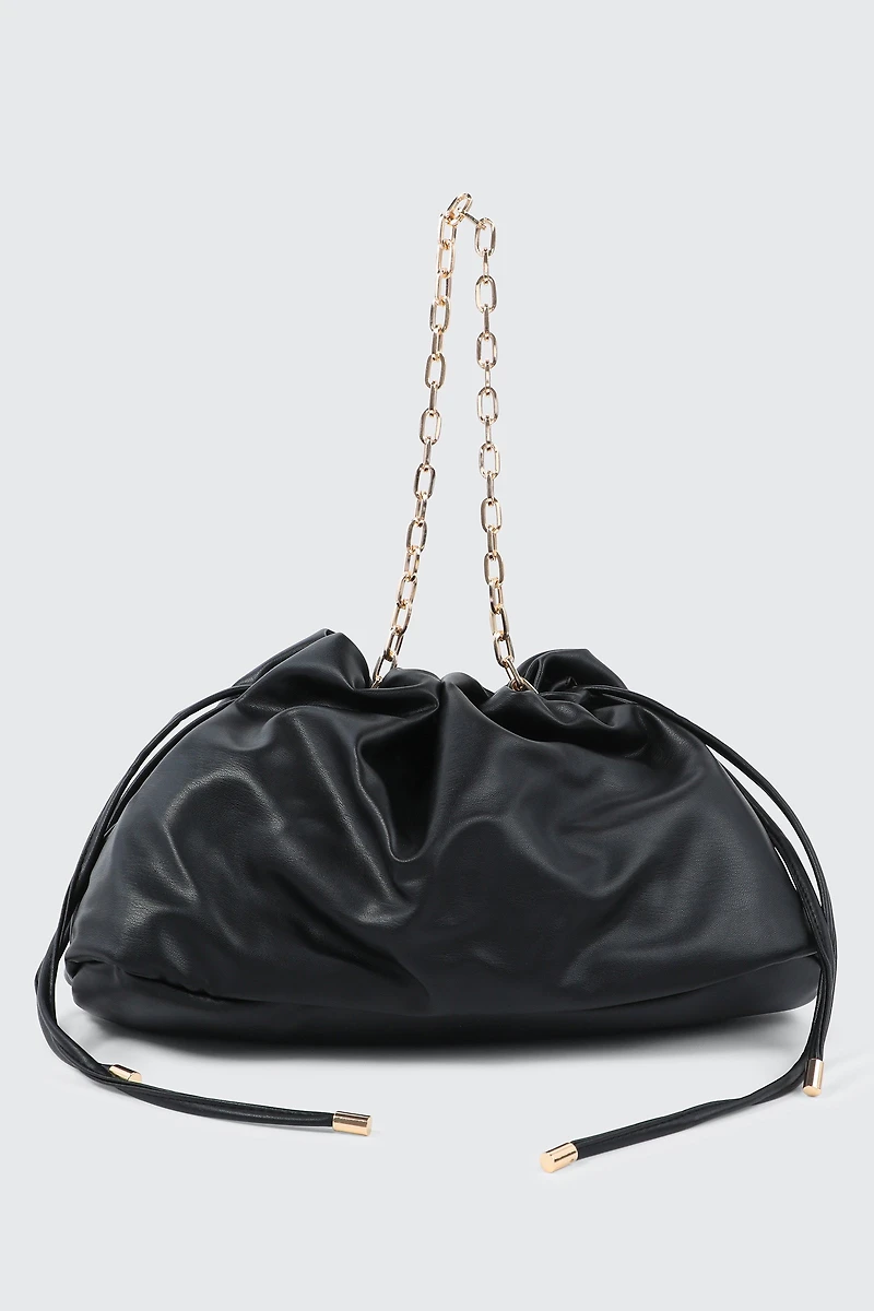 Ardene Faux Leather Shoulder Bag in | Faux Leather/Polyester