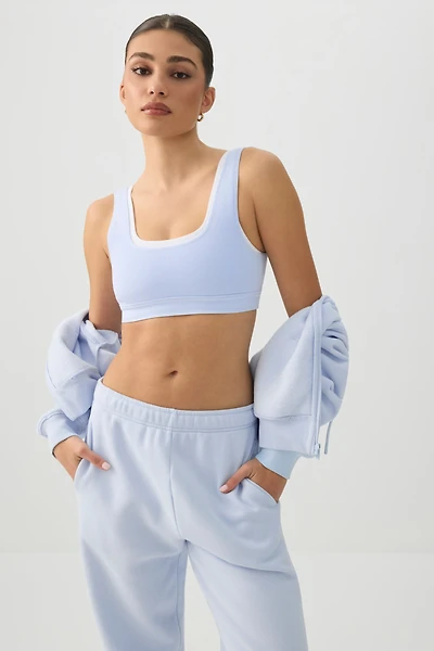 Ardene Two Way Rib Seamless Bralette in Ice | Size | Elastane/Polyamide