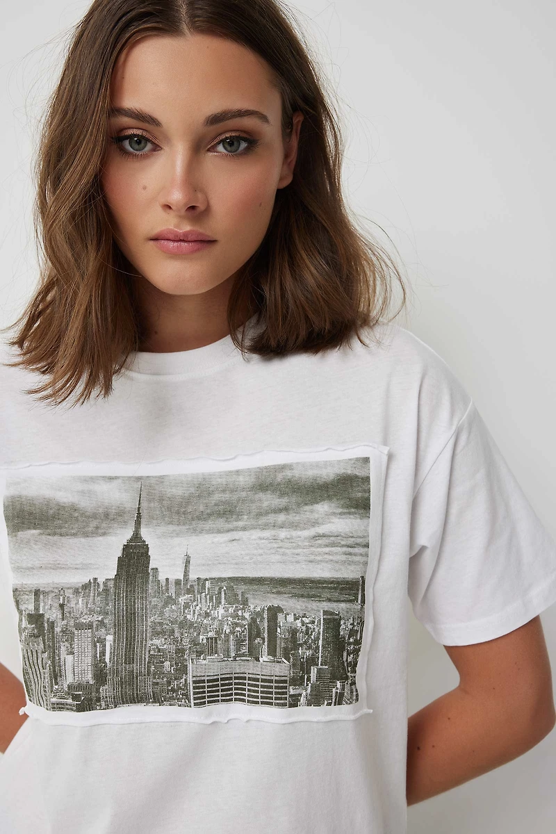 T-shirt destination surdimensionné