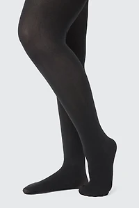Ardene Opaque Tights in Black | Size Small | Nylon