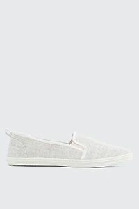 Espadrilles à enfiler en toile
