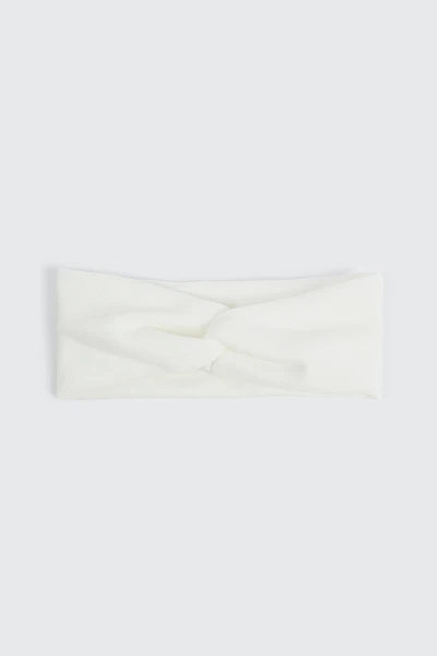 Ardene Super Soft Twist Headwrap in White | Polyester