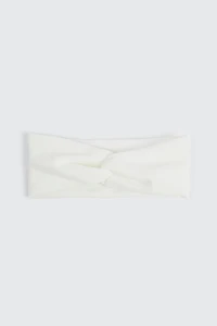 Ardene Super Soft Twist Headwrap in White | Polyester