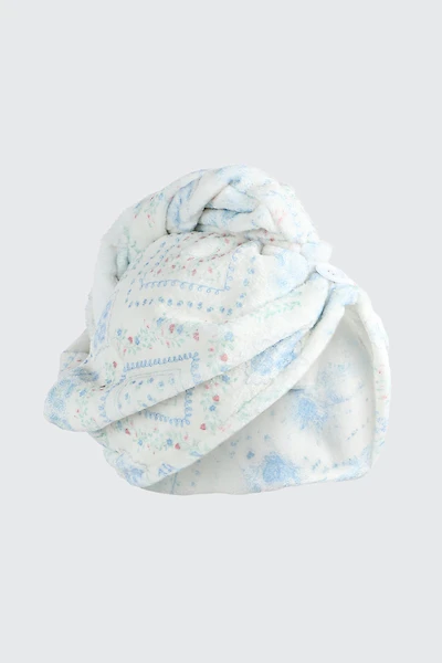 Serviette pour cheveux à motif cachemire