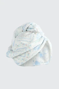 Serviette pour cheveux à motif cachemire