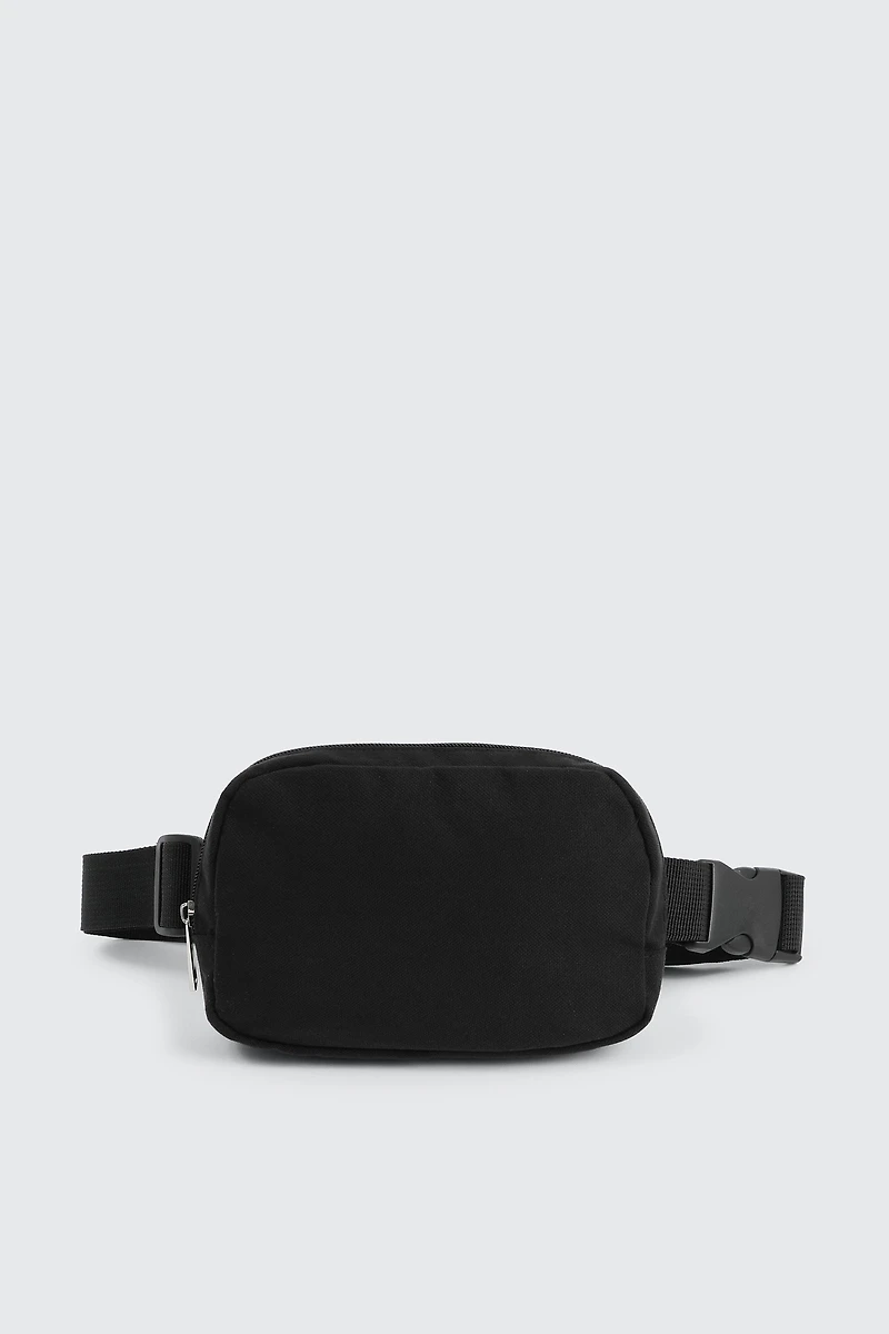 Ardene Black Rectangular Fanny Pack | Eco-Conscious